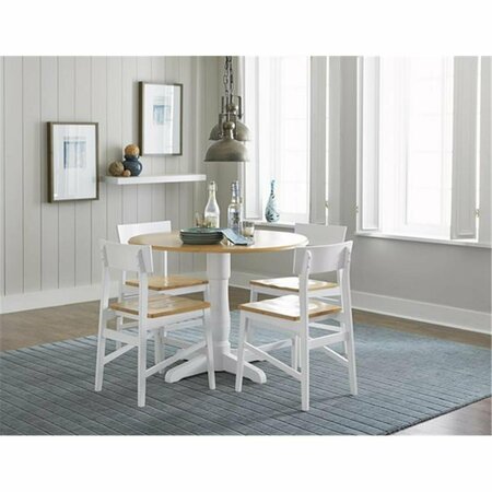 PROGRESSIVE FURNITURE Christy Round Dining Table Chairs sold separately D878-13B/13T